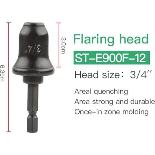J2FA Used for the Air-conditioning Reamer Expansion Head of Copper and Aluminum Tubes Black Prevent Cracking Leakage