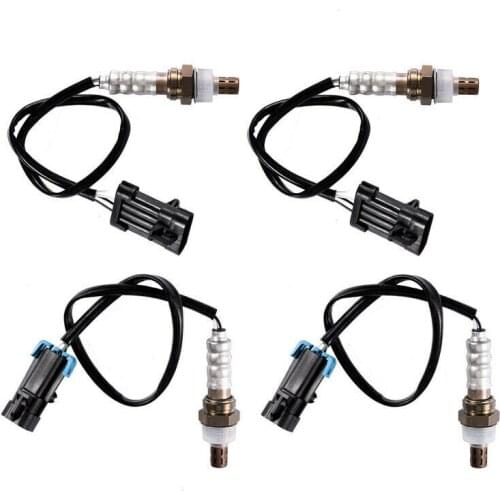 TIANBANG 4pcs Upstream+Downstream Oxygen Sensor 234-4012 234-4018 For 1999-2002 GMC Sierra Savana 1500 2500/Chevy Avalanche 1500