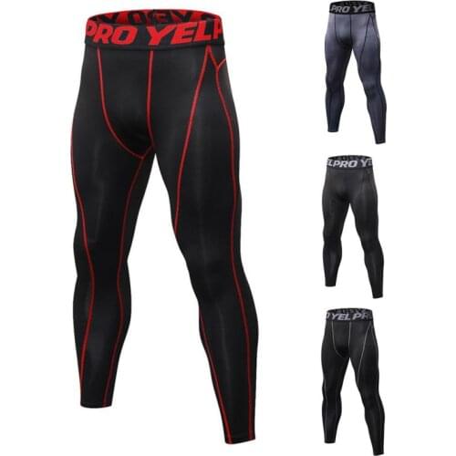 Running Tights Men Sports Leggings Sportswear Long Trousers Yoga Pants Winter Fitness Compression Quick-drying Pants