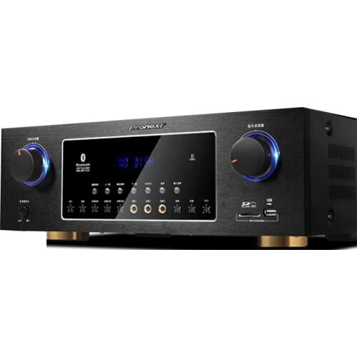 KYYSLB K19 600W 2.0 Channel Cinema Power Amplifier 450*410*150MM HiFi KTV Home High Power Bluetooth Amplifier