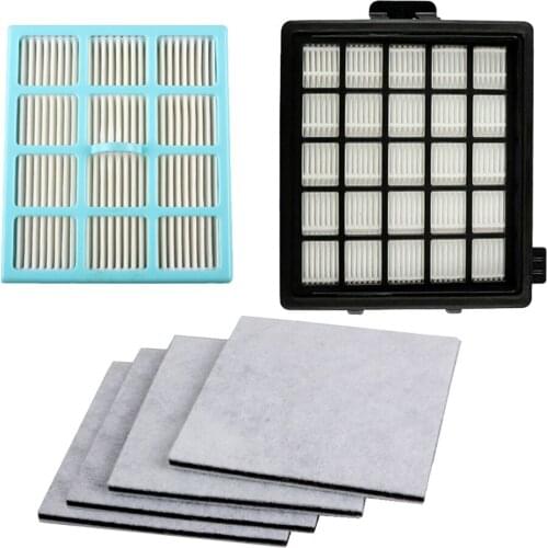 High Quality 2pcs Hepa Filter & 4pcs Motor Cotton Filter For Philips FC8134 FC8135 FC8136 FC8142 FC8146 FC8148 FC8140 FC8144