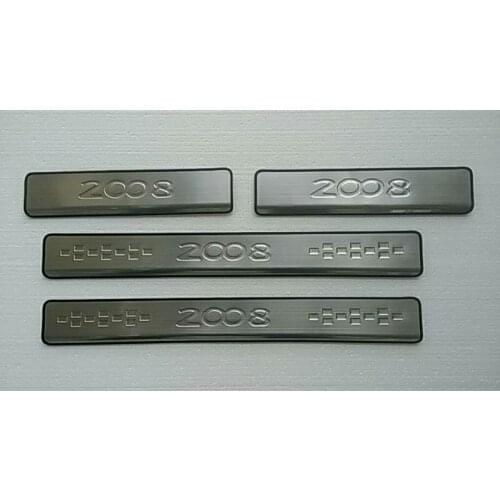 High quality stainless steel Scuff Plate / Door Sill for 2014 Peugeot 2008
