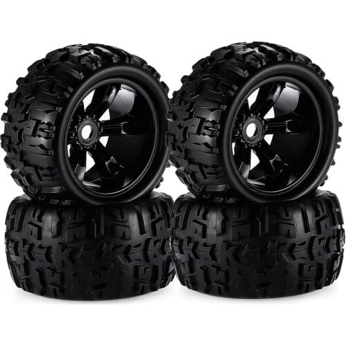 4Pcs 1:8 8447 150x77x17mm Wheels with Tyres for HSP Wltoys ZD Racing HPI Redcat LRP 1/8 Monster Truck RC Car Parts