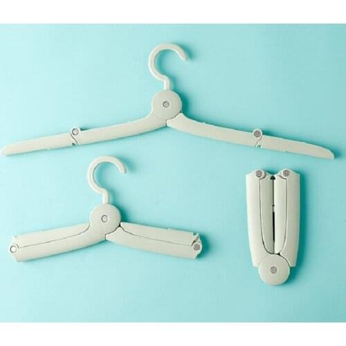 10 Pcs Multifunction Magic Stretch Clothes Plastic Hangers Travel Portable Folding Clothes Rack Space Saver Folding Hanger Rack