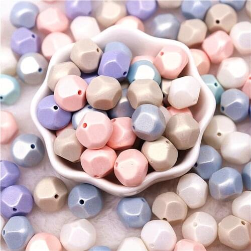 10g 13mm Rhombus Point Symphony Beads Imitation Macaron Acrylic Frosted Beads Crafts for Jewelry Making DIY Handmade Accessory