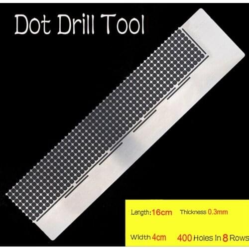 5D DIY Diamond Painting Ruler Square Round Drills Diamond Embroidery Accessories Mesh Ruler Stainless Steel Ruler Tool