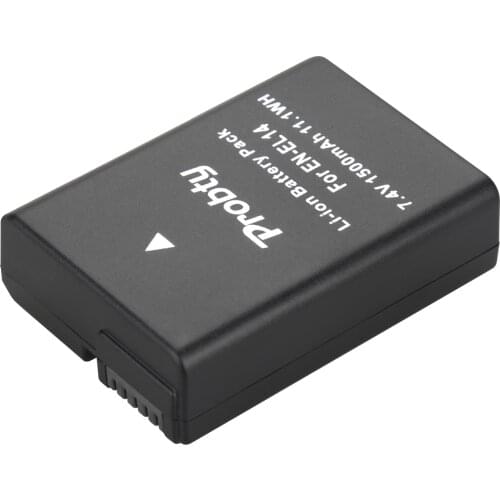 Probty EN-EL14 ENEL14 Rechargeable Battery for Nikon Coolpix P7000 P7100 P7700 P7800 D3100 D3200 D3300 D5100 D5200 Camera