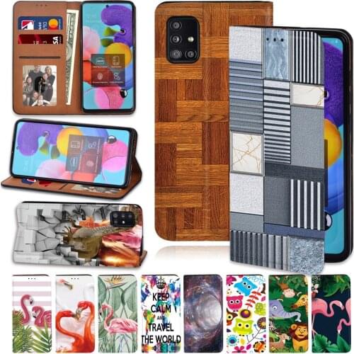 Phone Case for Samsung Galaxy A51/A71/A70/A70S/A50/A50S/A41 Pu Leather Phone Case with Card Slot Wallet
