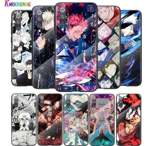 Jujutsu Satori Gojo For Xiaomi Mi 11 11i 10T CC9E 9T Note 10 Ultra Pro Lite 5G Tempered Glass Cover Shell Phone Case