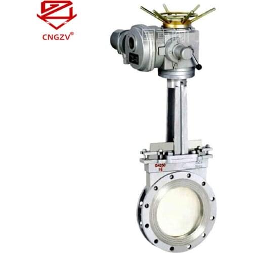 CNGZV OEM Electric Stainless Steel Knife Gate Valve Industrial Valves DN250