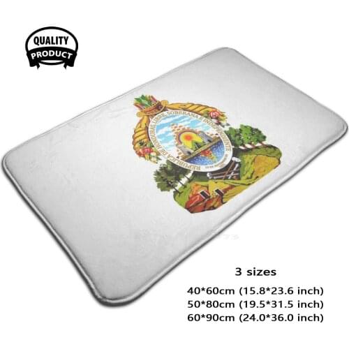 Coat Of Arms Of Honduras 3D Household Goods Mat Rug Carpet Foot Pad Coat Of Arms Of Honduras Honduras