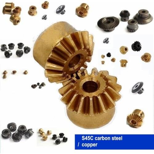 1PCS Bevel gear 0.4M 0.5M 0.8M 1M gear 90 degrees Transmission gear DIY Copper/steel/stainless steel