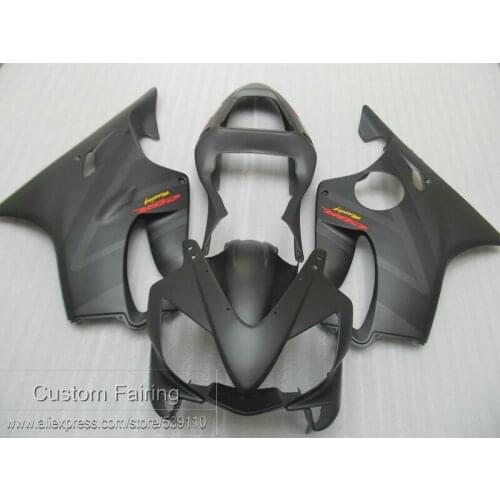 Injection Molded ABS Plastic Fairing Kit For Honda CBR600 F4I 01 02 03 Matte Black Fairings CBR600 F4I 2001-2003 HC29