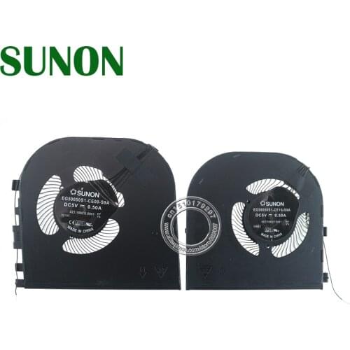 New Laptop CPU GPU cooling Fan for Lenovo thinkpad X1E X1 extreme SH40R01019AA 01AY981 EG50050S1-CE00-S9A EG50050s1-CE10-S9A