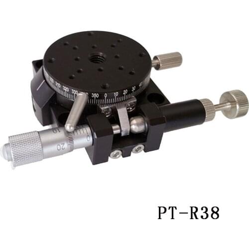 Pt-R38 /r60/r80/r100/r125 Manual Rotary Table Precision Fine Tuning Sliding Table Manual Displacement