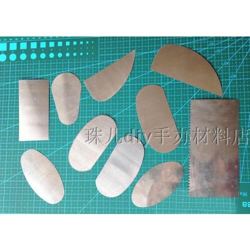 10 Pcs High quality Stainless steel Scraper-bar sculpting tools school supplies art set pottery clay sculpture art supplies