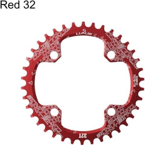 32T/34T/36T/38T Round Single Chainring Bike Round Chainring Compact Single Speed Bicycle Chainwheel for Bike