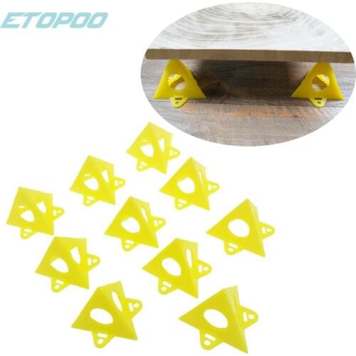 10pcs/Set Woodworking Accessories Wood work Tools Painters Pyramid Stands Paint Tool Triangle Paint Pads Feet