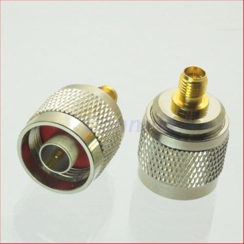 10pcs/lot N male plug to RP-SMA female plug center RF coaxial adapter connector