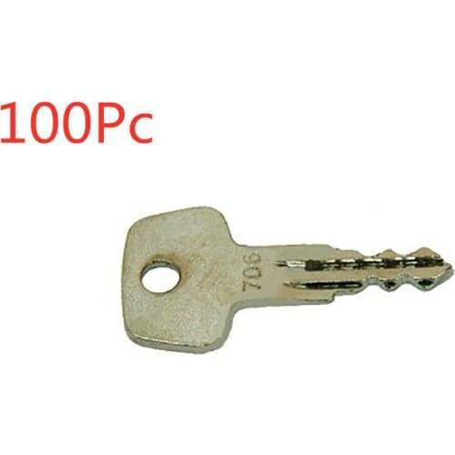 100pc 706 Key For Liebherr Industrial Construction Heavy Equipment Fuel Cap J2