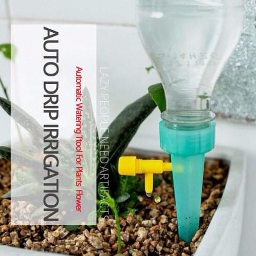 12/20/30/50PCS Self-contained Auto Drip Irrigation Watering System Automatic Watering Spike for Plants Flower Indoor Household