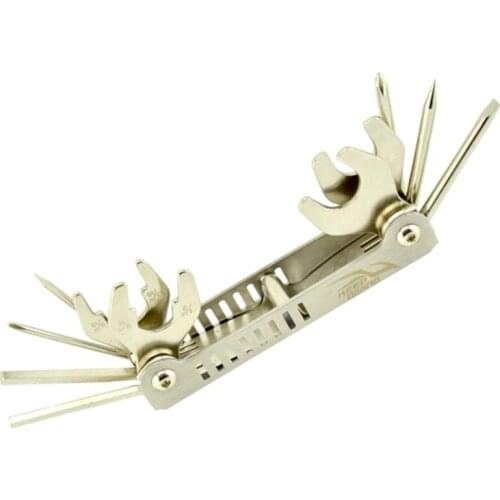 13 in 1 Multi-purpose Tool Wrench Screwdriver Regulator O-ring Hook Swimming Paddle Wake Plate Tool