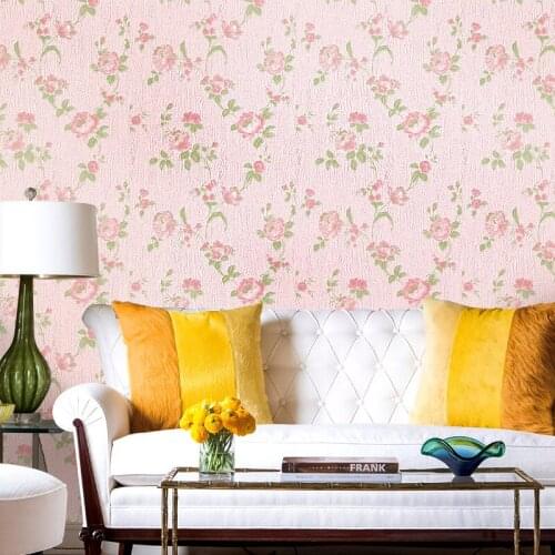 Beibehang rural Flowers papel de parede 3D non woven wallpaper Papel Parede Mural Wall paper Roll wall-paper papel wall