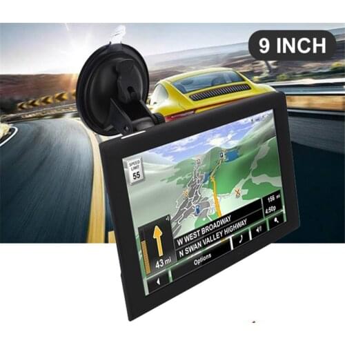 Car truck 9 inch GPS Navigator ultra bright newest EU map
