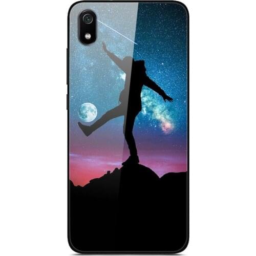 Case For Xiaomi Redmi 7A Phone Case Tempered Glass Case Back Cover Series 3