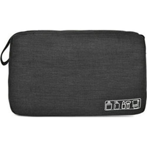 Black Mens Toiletry Bag Hanging Travel Shaving Kit Organizer Bag Perfect Travel Accessory