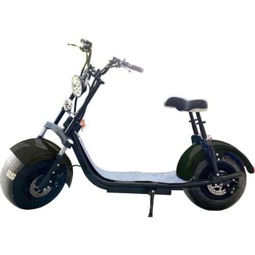 Two Wheel Electric Scooter 1500W 60V 20ah Brushless Lithium Battery Citycoco Adult