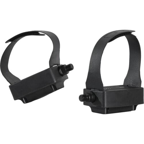 Fixed Gear MTB Road Bike Pedal 9/16 inch Harness Toe Clips with Straps Self-lock Pedal black Cycling Bicycle pedal strap spin