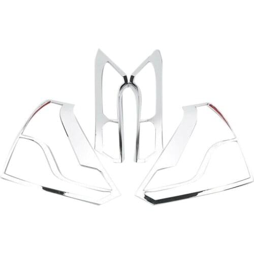 Chrome Rear Tail Light Cover Rear Brake Lamp Frame Molding Trim for Honda CR-V CRV 2012-2014