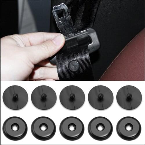 Car Seat Belts Spacing Limit Buckle Clip Stop Button for Peugeot 308 206 307 207 407 2008 208 Citroen C5 Opel Astra j h Vectra C
