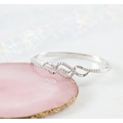 LANFLORA fashion zircon women bracelet for girl birthday party Classic bracelet factory shop bracelet wholesale price