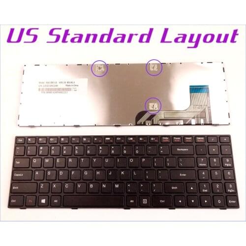 New US Layout Keyboard for Lenovo Ideapad 100-15 100-15IBY 100-15IB B50-10 PK131ER1A05 5N20h52634 9z. Laptop/Notebook