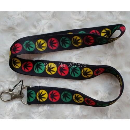 New 10 pcs Maple Leaf Phone Neck Strap Keys Lanyards Free Shipping H-69