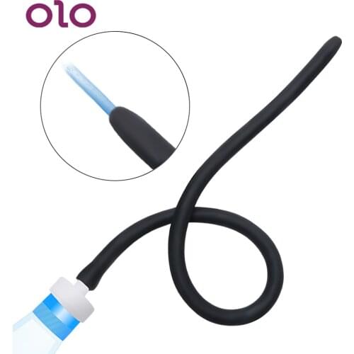 OLO Anal Washer Butt Plug Cleaner Butt Vagina Cleaning Device Anus Enema Douche Sex Toys for Women Men Erotic Long Tube