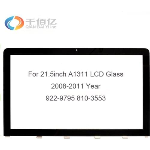 Original 10pcs LCD Screen Front Cover LCD Glass for iMac 21.5" A1311 LCD Glass 922-9795 810-3553 2008-2010 Year