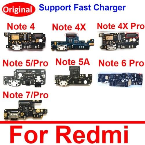 Usb Charging Port Board For Xiaomi Redmi Note 5 Note 5Pro Charge Charger Usb Plug Board For Redmi Note 5A Replacement Parts