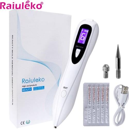 LCD Plasma Pen LED Lighting Laser Blackhead Remover Mole Spot Removal Pen Tattoo Speckle Nevus Acne Remover Beauty Equipment