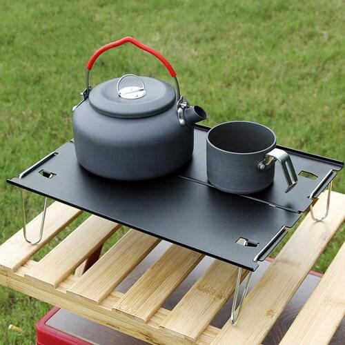 Portable Outdoor Picnic Folding Table Lightweight Small Camping Tables Fishing Picnic Ultra-light Mini Desk With Storage Bag