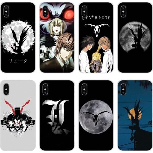 TPU Transparent Cases Covers For Samsung A71 A70 A60 A51 A50 A41 A40 A31 A30 A20E A21S A12 A10 M30 Death note Anime cool animals