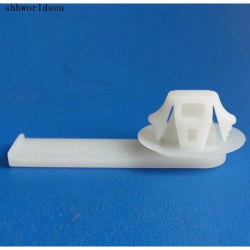 Shhworldsea 100pcs auto clip and car plastic fastener Pipe Single bound fixed card Moulding Clip 23E8.152.055 23E8152055