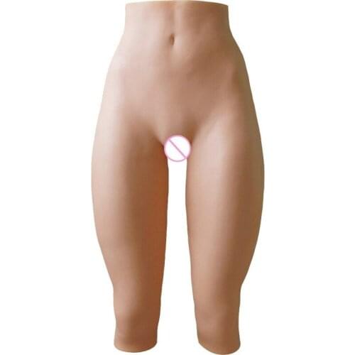 Hip Pants Thicken Hip Fake Vagina Panty for Crossdresser Transgender Shemale Soft Bionic Skin Queen Transvestite Mastectomy