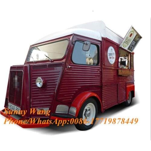 Street Breakfast Food Truck Mobile Kitchen Catering Trailer Coffee Bubble Tea Ice Cream Cart Hot Dog Vending Van For Sale