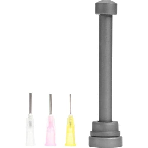 Aluminum Alloy Oil Flux Booster Rod Maintenance Needle Barrel Push Welding Tools for Household Metal Easily Handle Parts