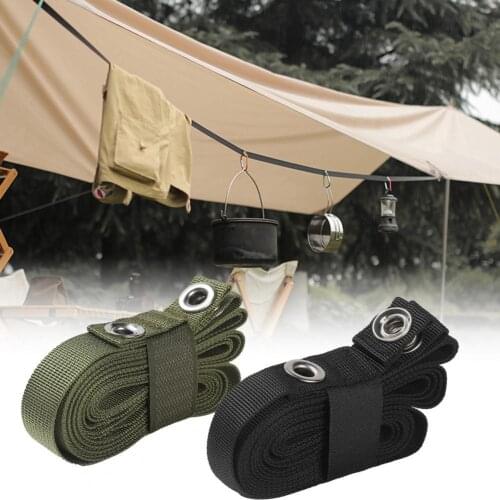 Canopy Connecting Rope Wear-resistant Multifunctional Nylon Camping Accessories Draw Rope Windproof Clothesline for Climbing