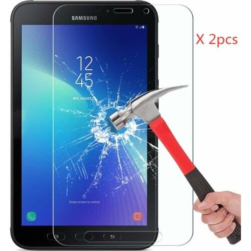 2pcs 0.3mm 9H Tempered Glass Screen Protective For Samsung Galaxy Tab Active T360 T365 Active 2 T395 T390 Protector Film