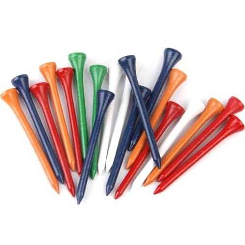 300Pcs Wooden Golf Tees Bumper Pack 69mm 2 5/8'' Standard Golfing Equipment